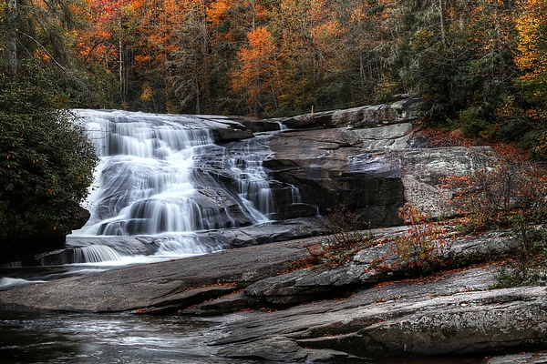 At The Base Of Triple Falls by Carol Montoya At The Base Of Triple Falls by Carol Montoya