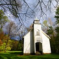 Great Smoky Mountains Spring Storms Over Palmer Chapel 